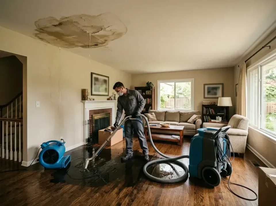 attic-pipe-burst-ceiling-drip-008 — frequently asked questions, Water Damage Restoration & Carpet Care in Milledgeville, GA